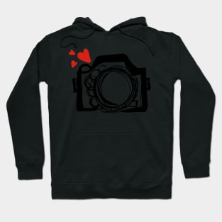 doodle camera, whimsical camera art Hoodie